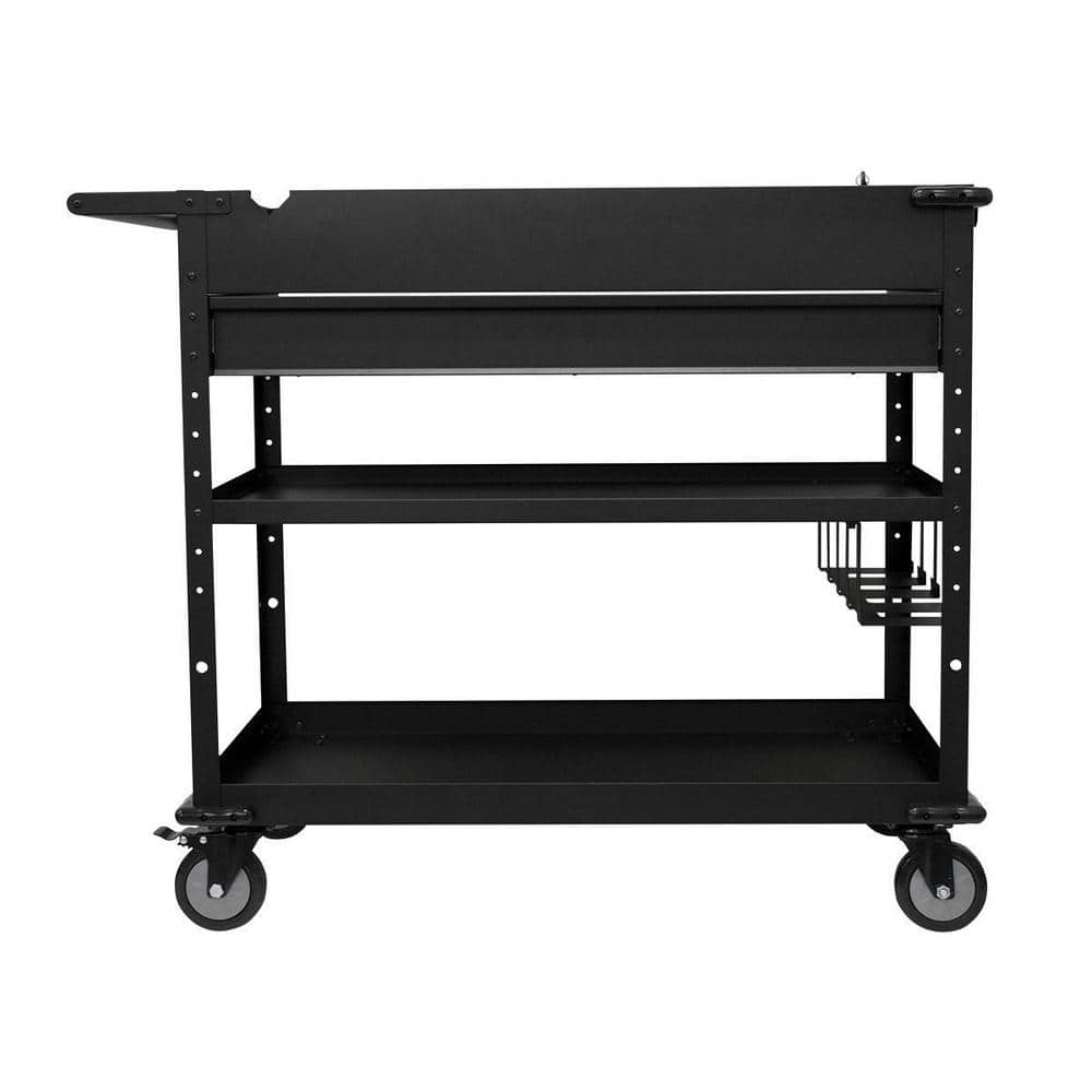 40 in. Steel Tool Cart with Power Tool Holder